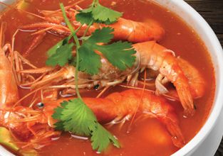 Caldo de Langostinos